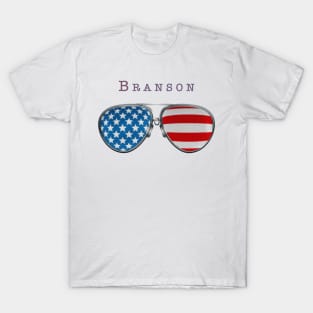 USA GLASSES SIR RICHARD BRANSON T-Shirt